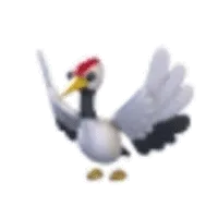 Red Crowned Crane