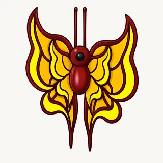 Amber Butterfly