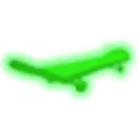 Neon Green Skateboard