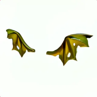 Halloween Green Zombie Bat Wings