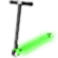 Neon Green Scooter