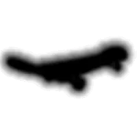 Neon Black Skateboard