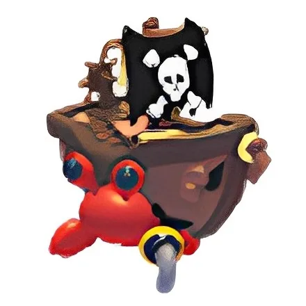 Pirate Hermit Crab