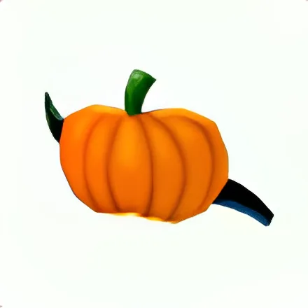 Eco Orange Pumpkin Eyepatch